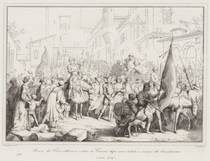Renzo da Ceri Victorious Enters Crema After Defeating the Enemies Besieging It, 1514 by Italian School